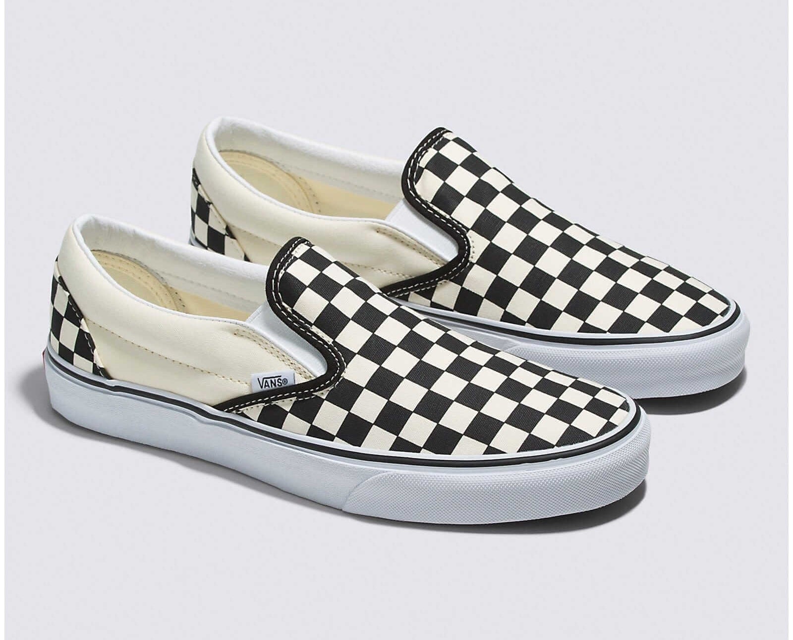 VANS Apparel & Accessories Vans Classic Slip On Black and White Checkerboard