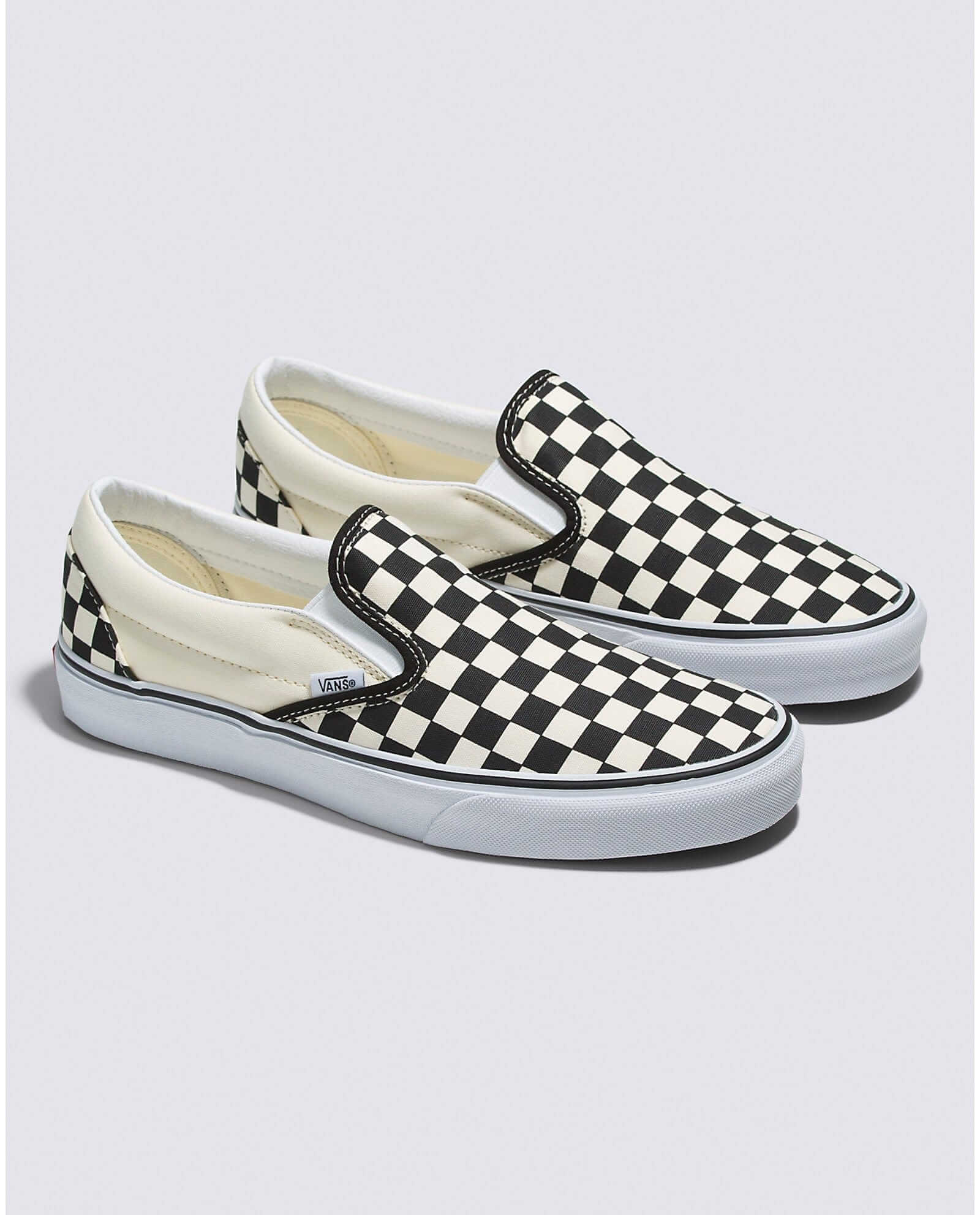 VANS Apparel & Accessories Vans Classic Slip On Black and White Checkerboard