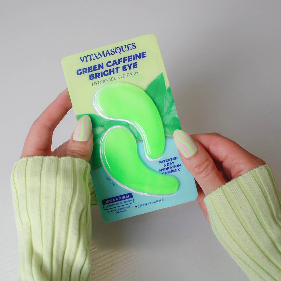 Vitamasques Bright Eye Green Caffeine Hydrogel Eye Pads