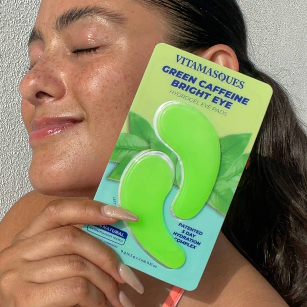 Vitamasques Bright Eye Green Caffeine Hydrogel Eye Pads