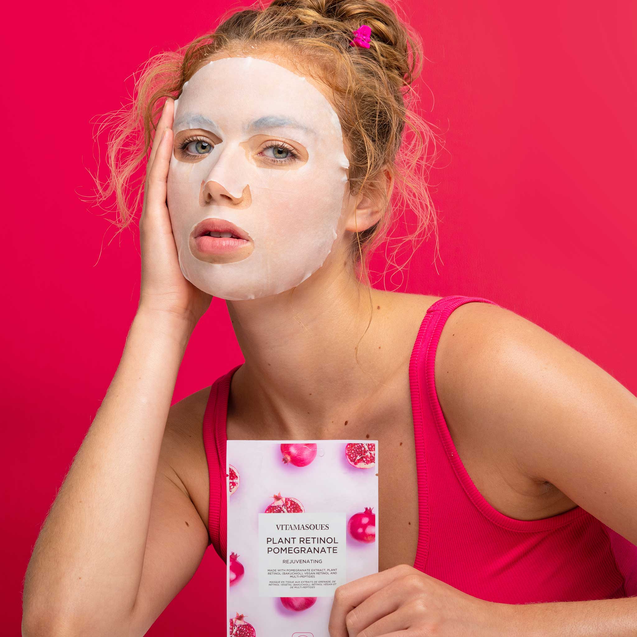 Vitamasques Retinol Pomegranate Face Sheet Mask