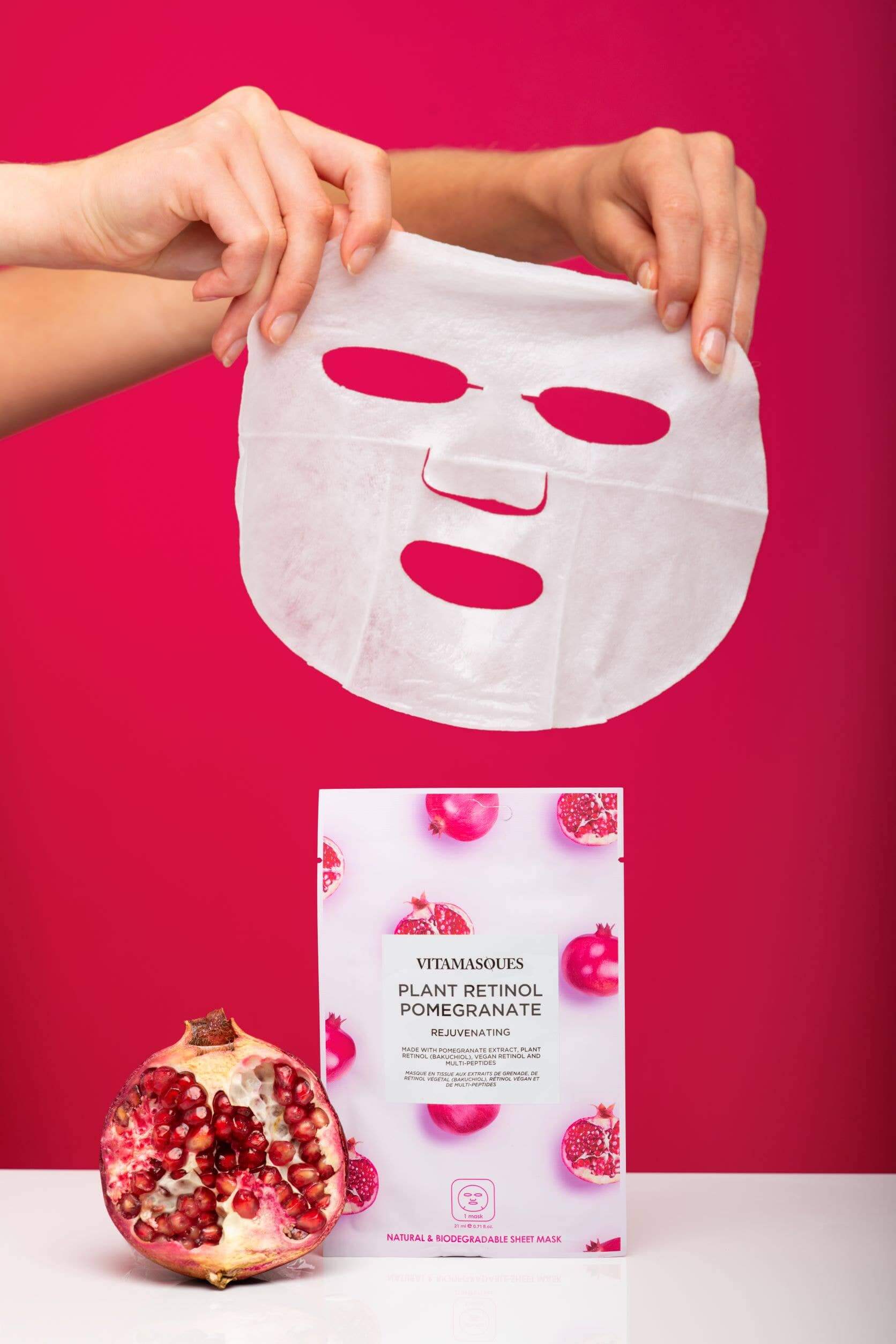Vitamasques Retinol Pomegranate Face Sheet Mask