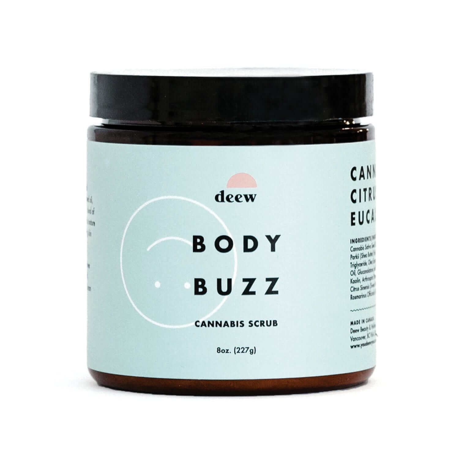 Deew Body Scrub Deew Body Buzz, made in British Columbia