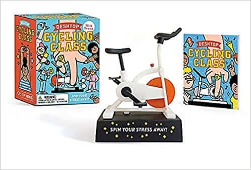 Hachette Books Desktop Cycling Class: Spin Your Stress Away