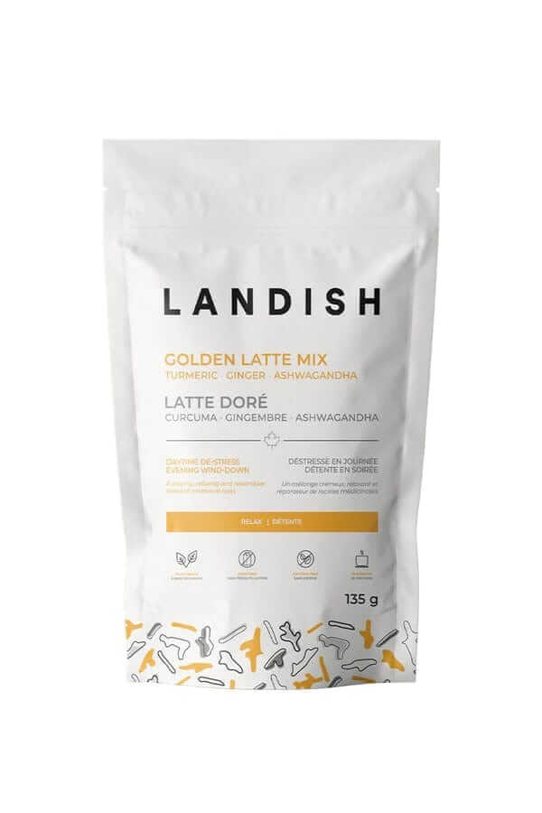 Landish Teas Landish, Golden Latte Mix, made in Canada