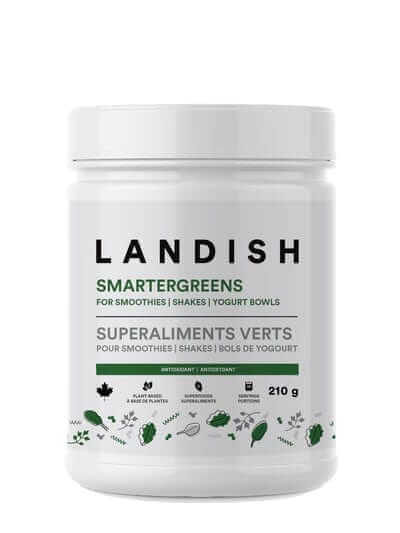 Landish Teas Landish, Smarter greens Juice Mix, made in Canada