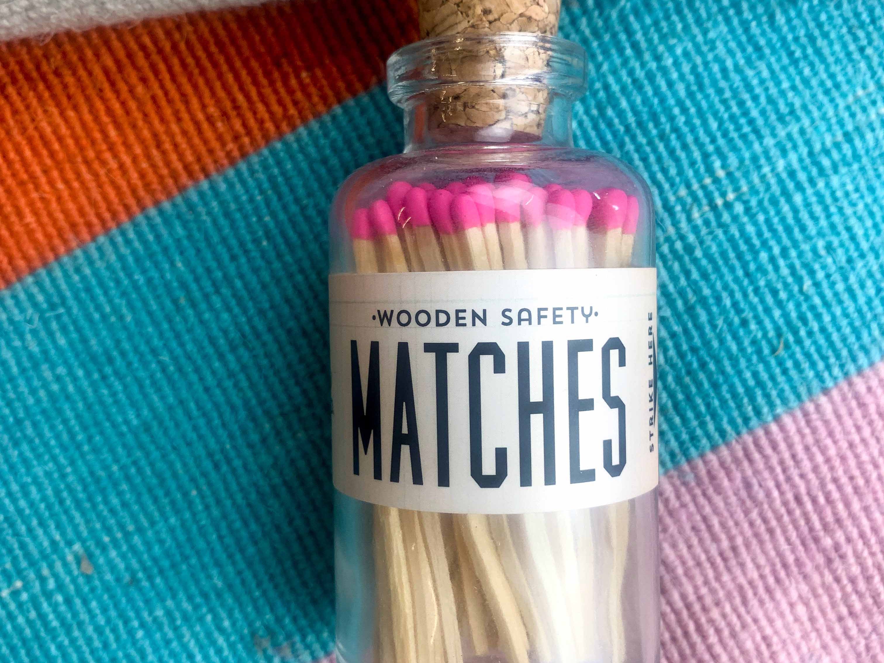 Made Market Co. Matches Pink Pink Mini Matches