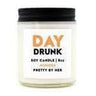 PRETTY BY HER Candles PRETTY BY HER, DAY DRUNK, Soy Candle, made in Canada