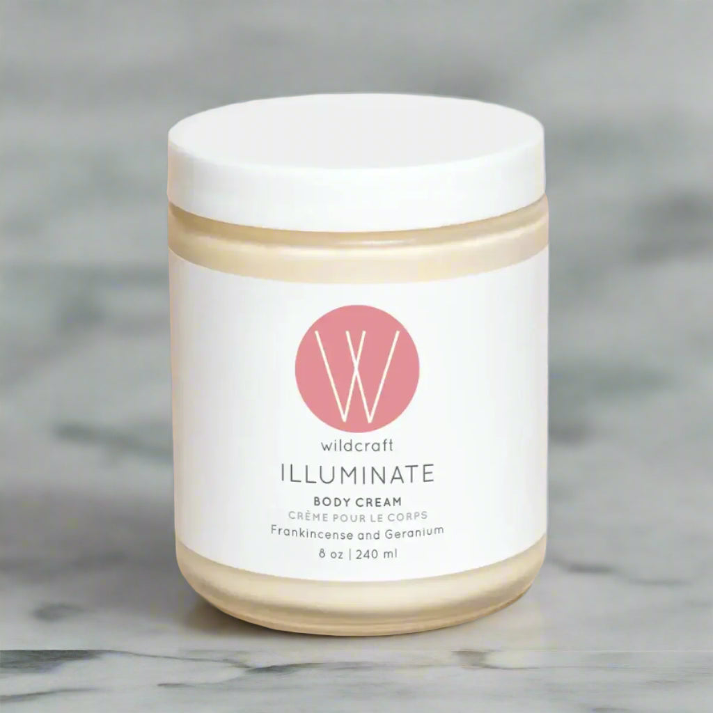WildCraft Body Lotion Frankincense and Geranium Illuminate Body Cream, made in Canada